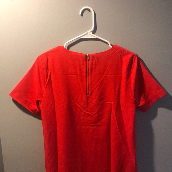 VICI AMBITIOUS POCKETED SHORT SLEEVE SHIFT DRESS - Picture 5 of 6